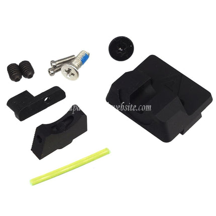 Bomber Airsoft CNC アルミニウム Wilson Combat スタイルスライドバレルセット    東京マルイ G19 Gen4シリーズ GBBピストルに適合    ブラック