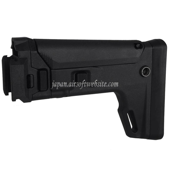 PTS 強化ポリマーE9マサダサイドフォールディングストック アダプター付き  ASG CZ Scorpion EVO AEGライフルに適しています ブラック
