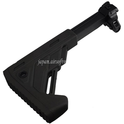 E&C   5段階伸縮式折りたたみストック     20mmピカティニーレールE&C SIG MPX MCXシリーズライフルに適しています