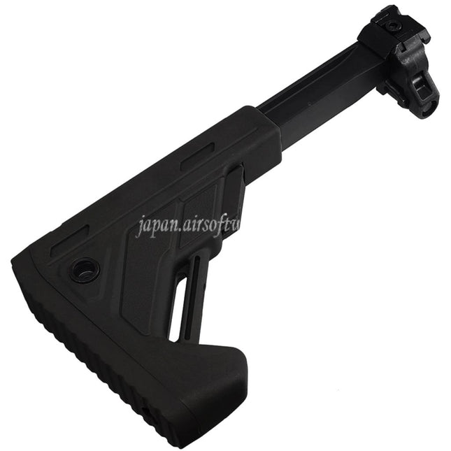 E&C   5段階伸縮式折りたたみストック     20mmピカティニーレールE&C SIG MPX MCXシリーズライフルに適しています