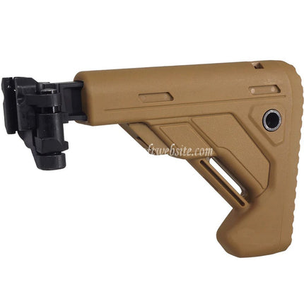 E&C   5段階伸縮式折りたたみストック     20mmピカティニーレールE&C SIG MPX MCXシリーズライフルに適しています