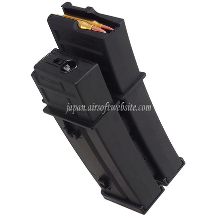 BATTLEAXE 1000発 電動サウンドコントロールデュアルマガジン    G36シリーズAEGライフルエアソフトガンに適合    ブラック