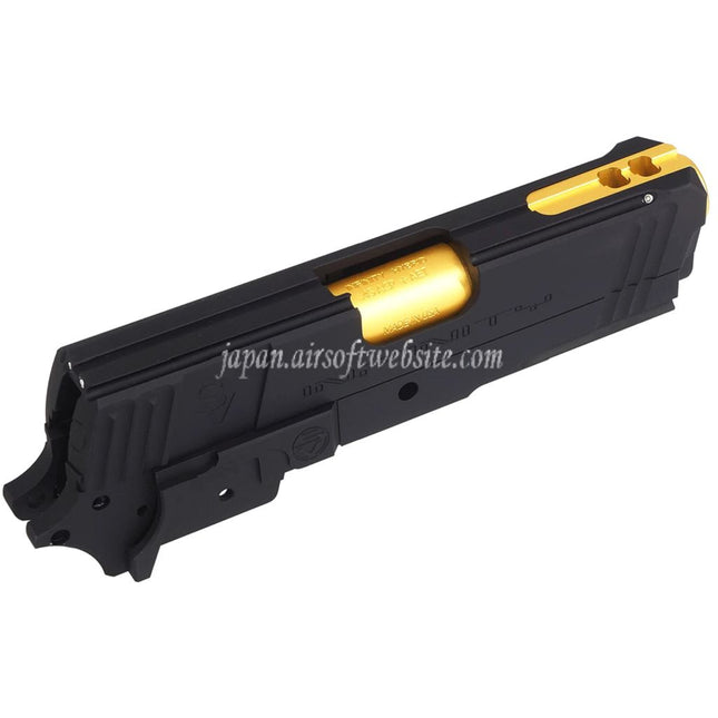 Bomber Airsoft CNC アルミニウム SVI Infinity Tiki スタイル バレルスライドミドルフレームキットセット    東京マルイ HI-CAPA 5.1シリーズ GBBピストルに適合