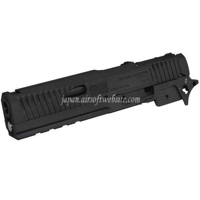 Bomber Airsoft CNC アルミニウム TRIARCシステム スタイル バレルスライドミドルフレームキットセット    東京マルイ HI-CAPAシリーズ GBBピストルに適合    チタングレー