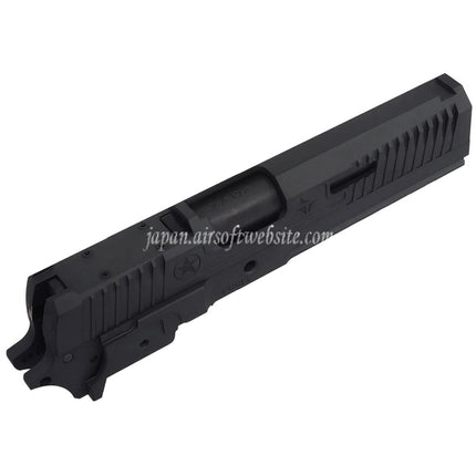 Bomber Airsoft CNC アルミニウム TRIARCシステム スタイル バレルスライドミドルフレームキットセット    東京マルイ HI-CAPAシリーズ GBBピストルに適合    チタングレー