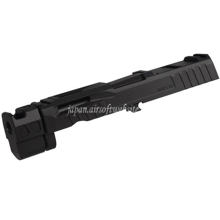 Bomber Airsoft CNC ステンレス鋼 P320 NOS スタイル コンペンセイタースライドセット付きバレル     SIG Air VFC M17 M18シリーズGBBピストルに適合