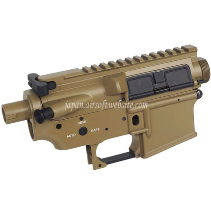 E&C 金属ボディ 上部下部レシーバー     E&C 東京マルイ M4 M16シリーズ電動ガンに適合     ダークアース