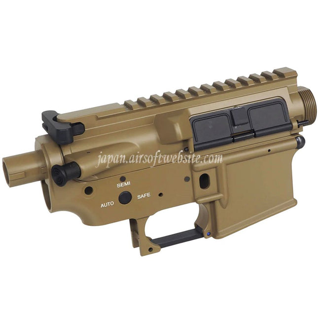 E&C 金属ボディ 上部下部レシーバー     E&C 東京マルイ M4 M16シリーズ電動ガンに適合     ダークアース