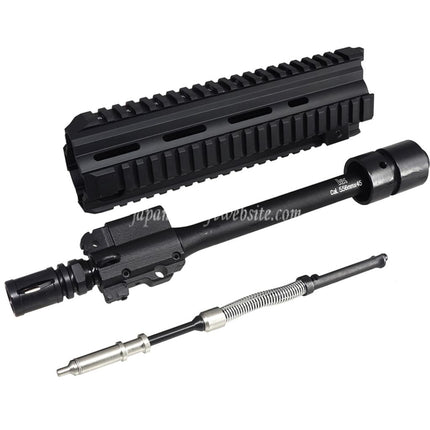 CYMA CGS HK416D ハンドガードレールシステム インナーアウターバレル フロントセット     CYMA CGS HK416シリーズGBBライフルに適しています ブラック