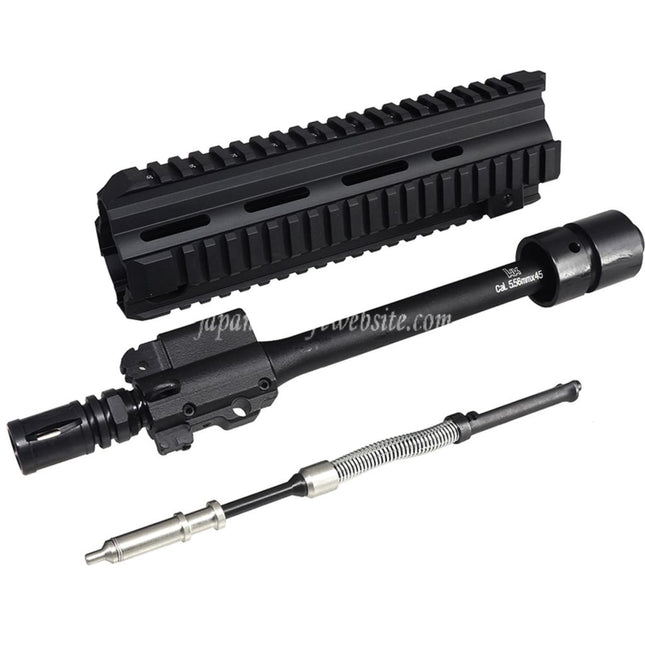 CYMA CGS HK416D ハンドガードレールシステム インナーアウターバレル フロントセット     CYMA CGS HK416シリーズGBBライフルに適しています ブラック