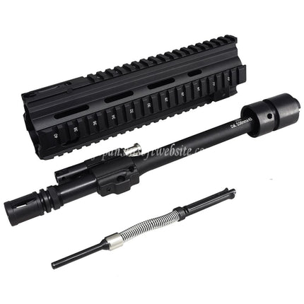 CYMA CGS HK416A5 ハンドガードレールシステム インナーアウターバレルフロントセット      CYMA CGS HK416シリーズGBBライフルに適しています   ブラック