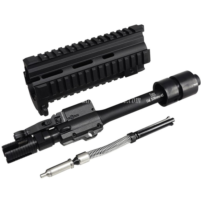 CYMA CGS HK416C ハンドガードレールシステム インナーアウターバレルフロントセット      CYMA CGS HK416シリーズGBBライフルに適しています   ブラック