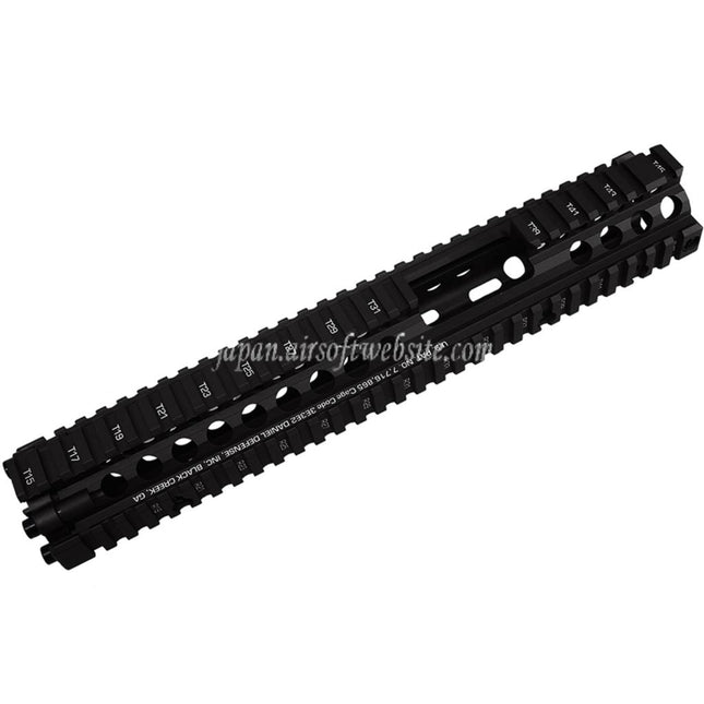 CYMA Daniel Defense CNCアルミニウム 12.5インチ フリーフローRIS II FSP レール ハンドガードレールシステム     M4 M16シリーズの電動ガンに適しています