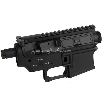 E&C MURスタイル QDクイックデタッチシステム 金属ボディ 上部下部レシーバー     E&C 東京マルイ M4 M16シリーズ電動ガンに適合    ブラック