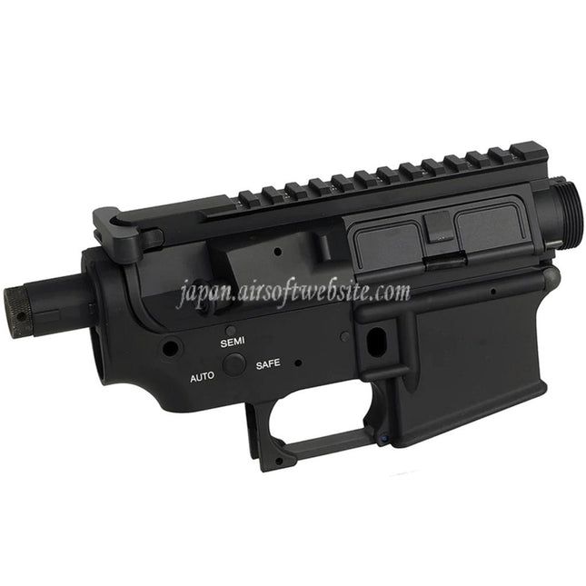 E&C MURスタイル QDクイックデタッチシステム 金属ボディ 上部下部レシーバー     E&C 東京マルイ M4 M16シリーズ電動ガンに適合    ブラック