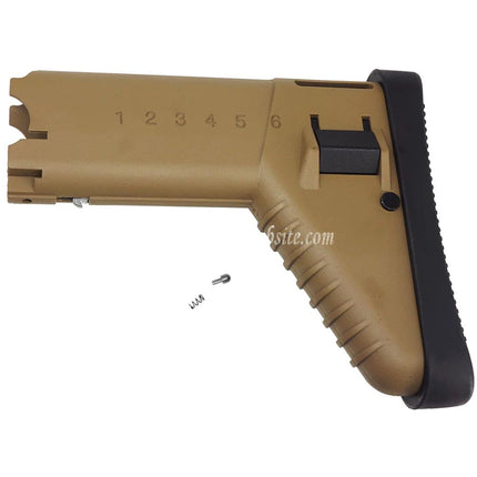 CYMA 180mm ポリマー製 リトラクタブル バットストック CYMA CYBERGUN SCARシリーズ AEGライフル エアソフトガン対応