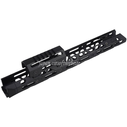 5KU KPYK CRC 1U040スタイル 363mm M-LOK ハンドガードレールシステム      GHK LCT AKシリーズ電動ガンAEG GBBライフルに適しています