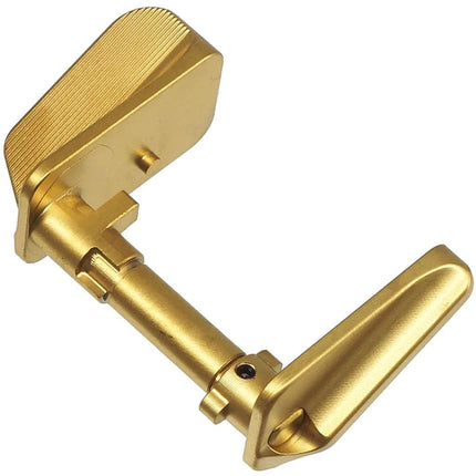 5KU CNCステンレススチール製サムセーフティ-アンビタイプ-F   KJ Works ASG CZ Shadow2シリーズGBBピストルエアソフトガンに適合