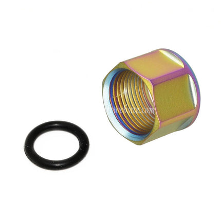 5KU 六角ネジプロテクター バレルカバー - 14mm 逆ネジ 東京マルイ G17 GBBピストル エアソフトガン対応