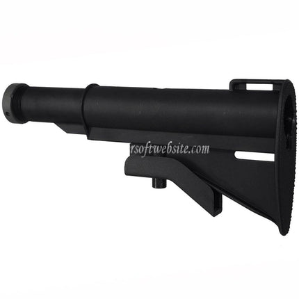 E&C チューブ付きクラシックM733スタイルストック    AR M4 M16シリーズの電動ガンに適しています   ブラック