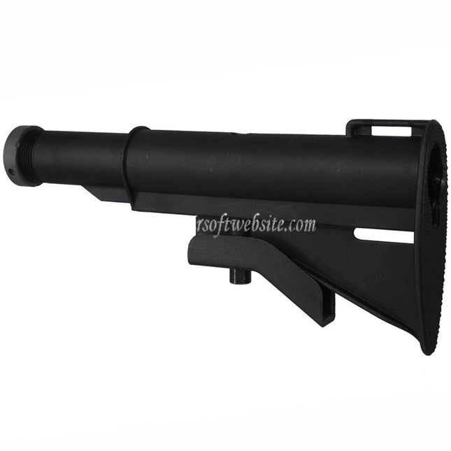 E&C チューブ付きクラシックM733スタイルストック    AR M4 M16シリーズの電動ガンに適しています   ブラック