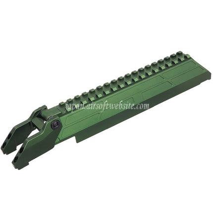 5KU CNCアルミニウム M1913 20mmレール付きレシーバーダストカバー     MMSハンドガード CYMA AKM AK74 AK104 AK105シリーズライフル